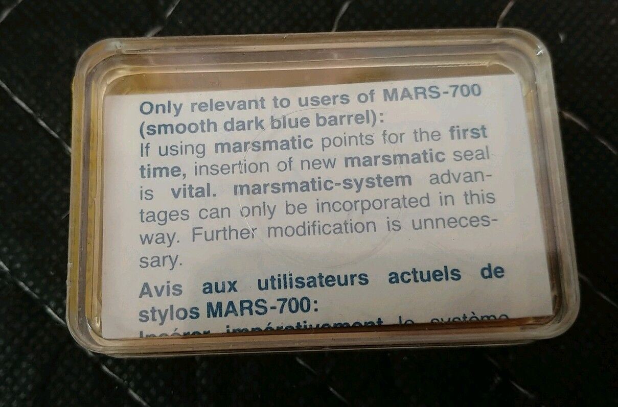 NOS Unused Staedtler Marsmatic 750 Nib Size .50 2 GERMANY