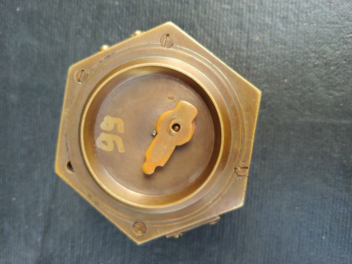 Natural Sine Brass Compass Stanley London Traveling Compass