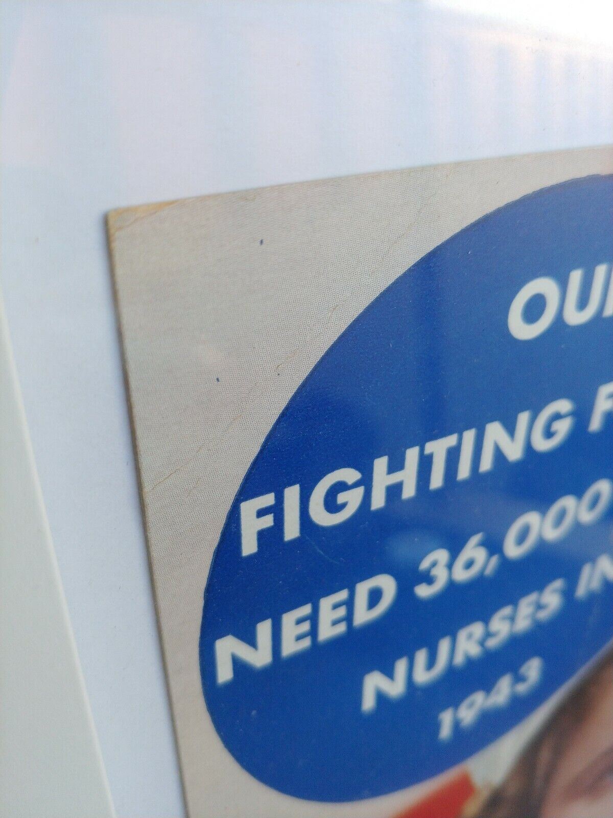 1943 Red Cross WW II Poster Original Vintage Print Ad McCall Magazine - vintage