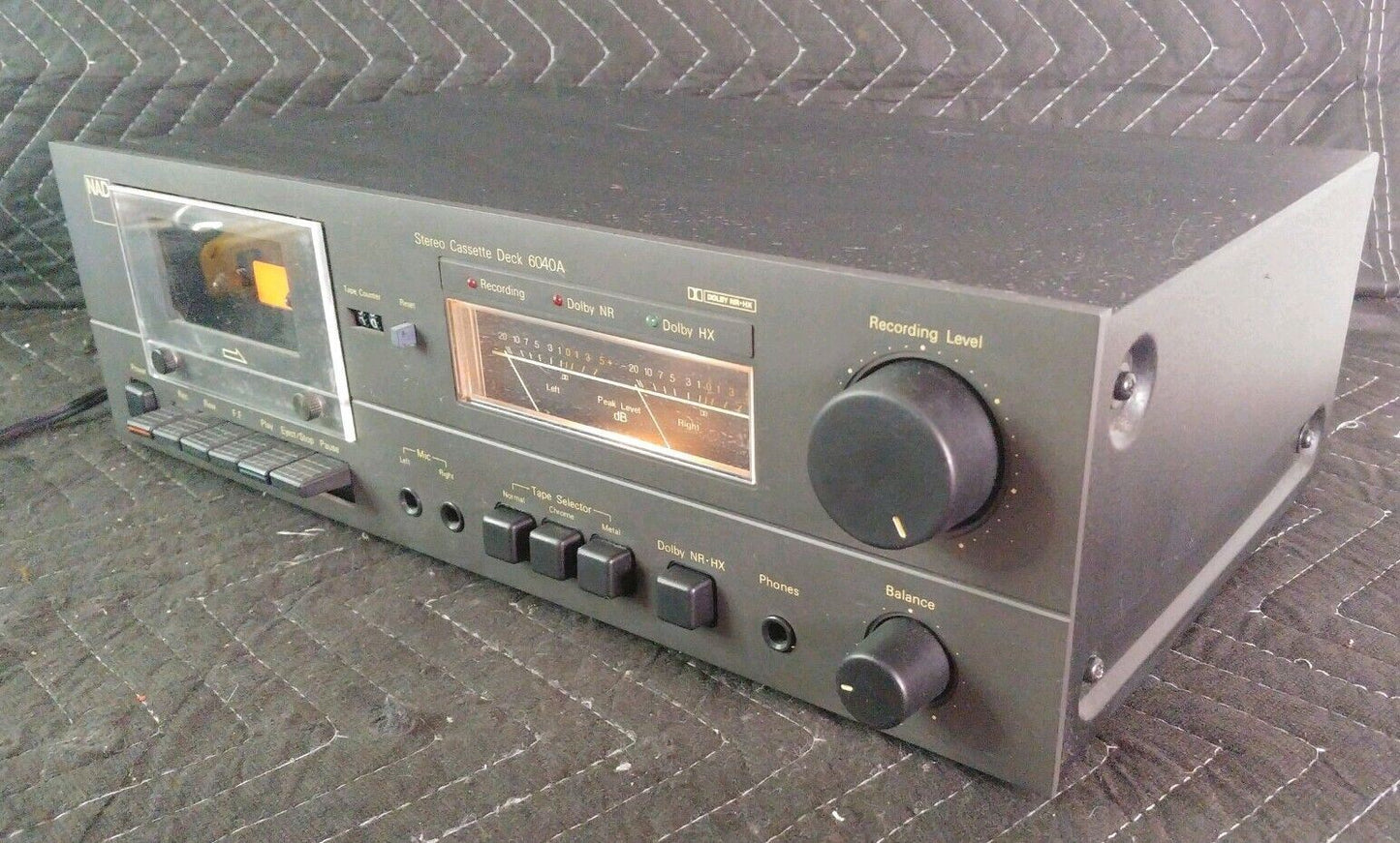 NAD 6040A VINTAGE CASSETTE DECK - Needs Belt Replacement