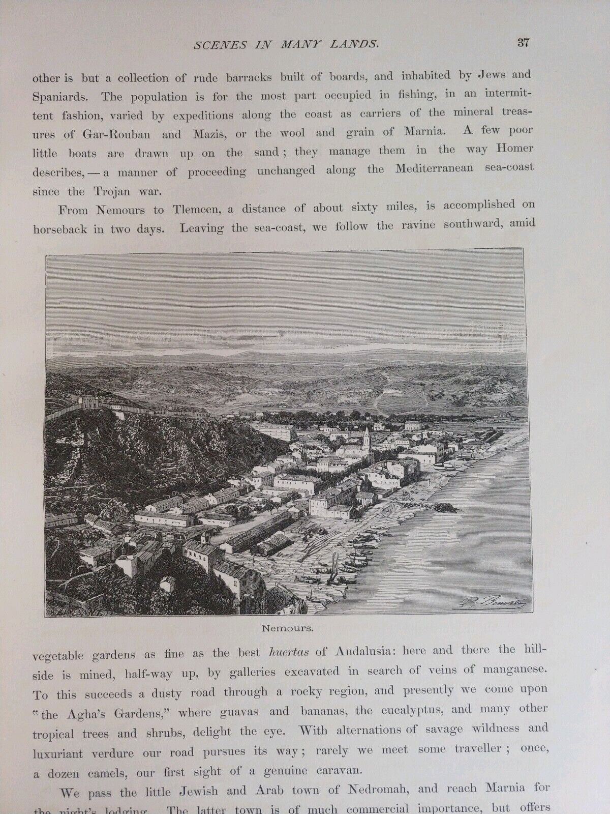 The Picturesque World or Scenes in Many Lands - 1879-1000 Illustrations Antique