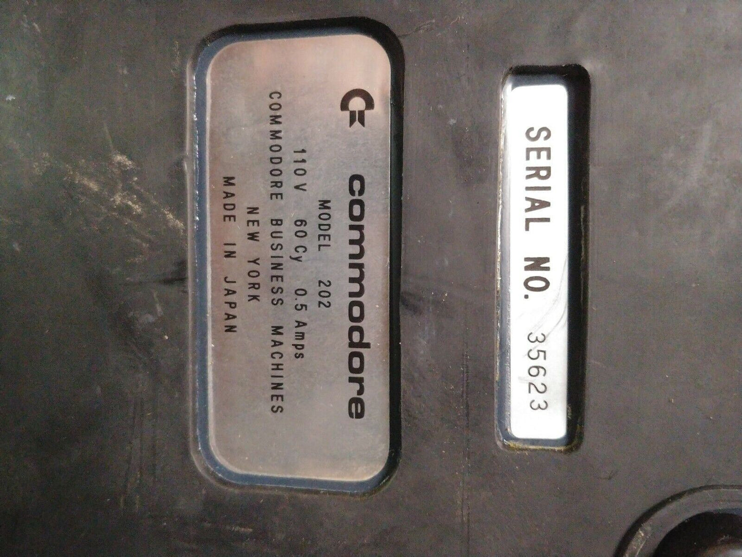 Commodore Model CBM 202 Adding Machine Calculator