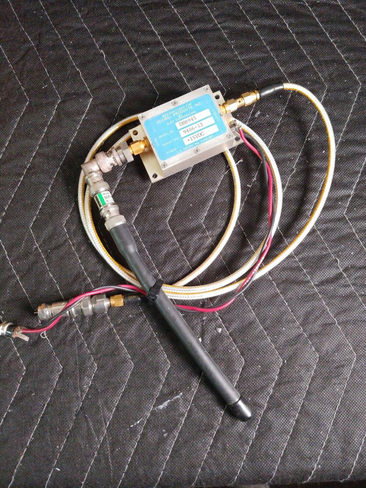 Decibel Products, Inc. DB8945 RF microwave low noise amplifier ineedths