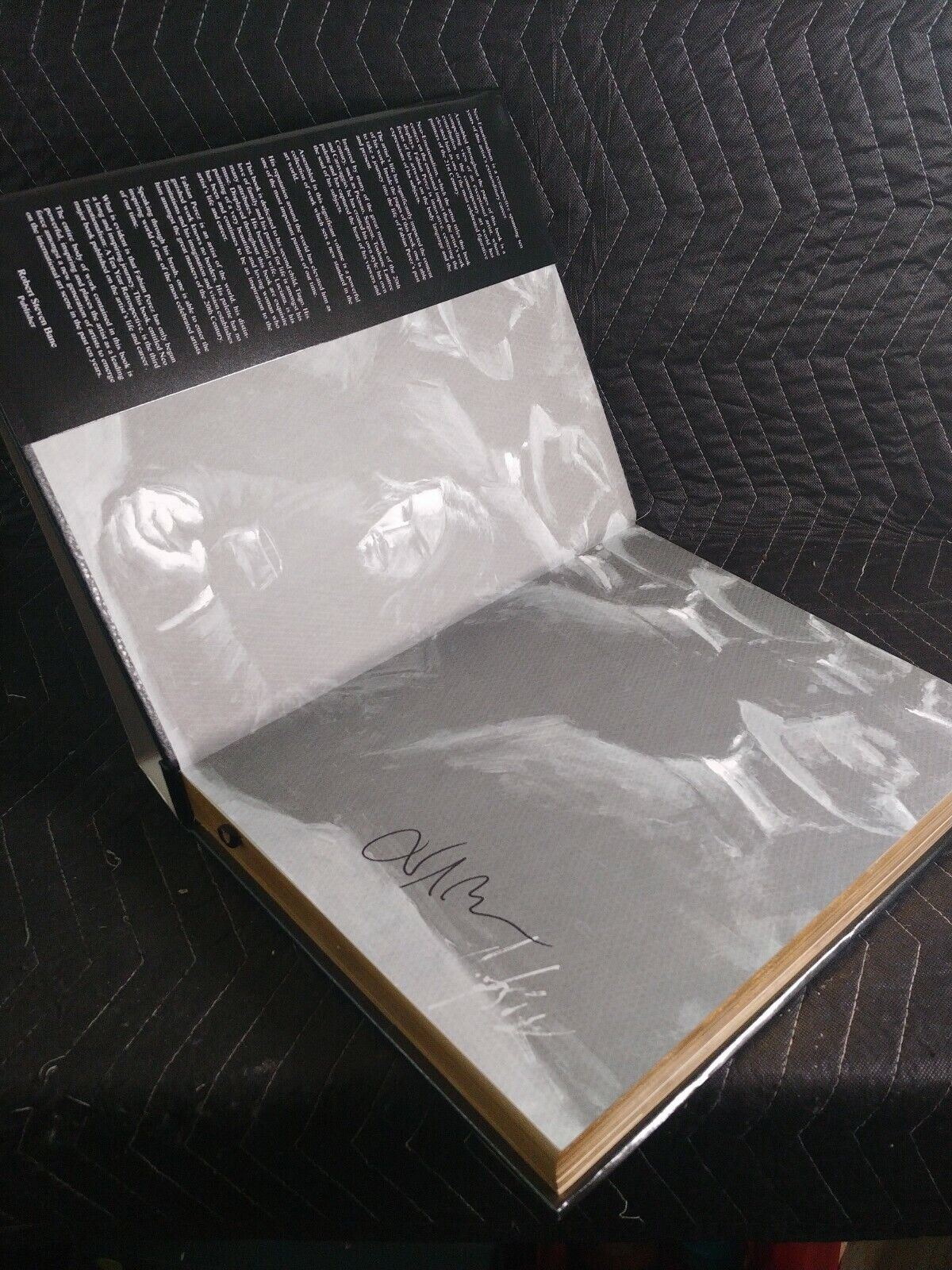 Deluxe Neo Emotionalism Fabian Perez Art Book Signed by Publicist - Gold Gilded