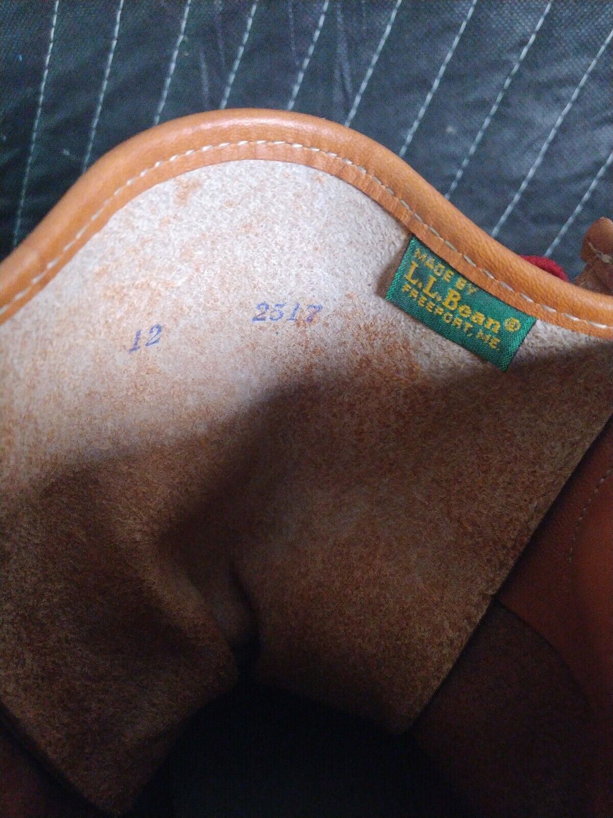 VINTAGE Mens LL Bean Brown Maine Hunting Shoes Duck Boots 12 Rain Rubber Leather