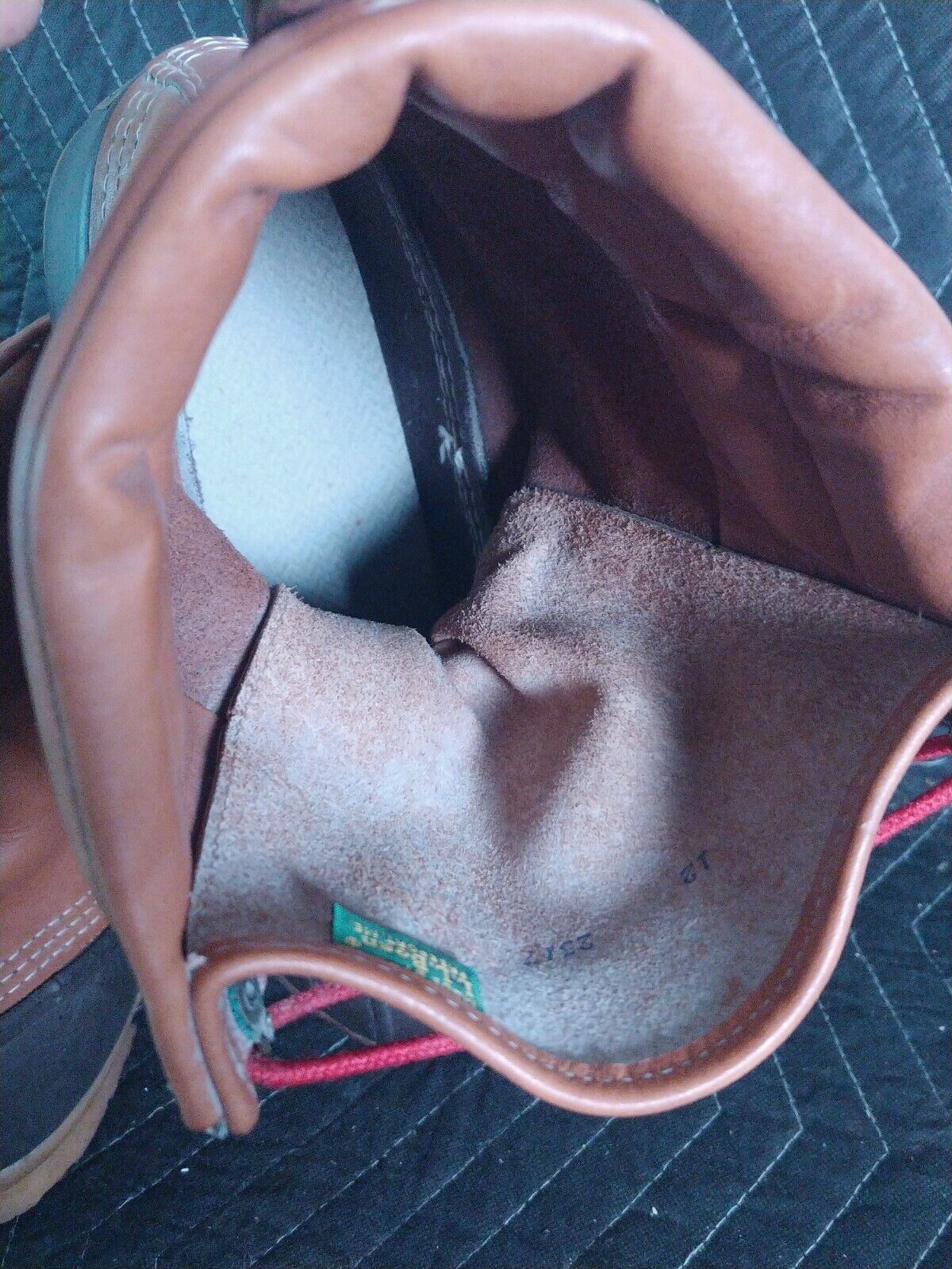 VINTAGE Mens LL Bean Brown Maine Hunting Shoes Duck Boots 12 Rain Rubber Leather