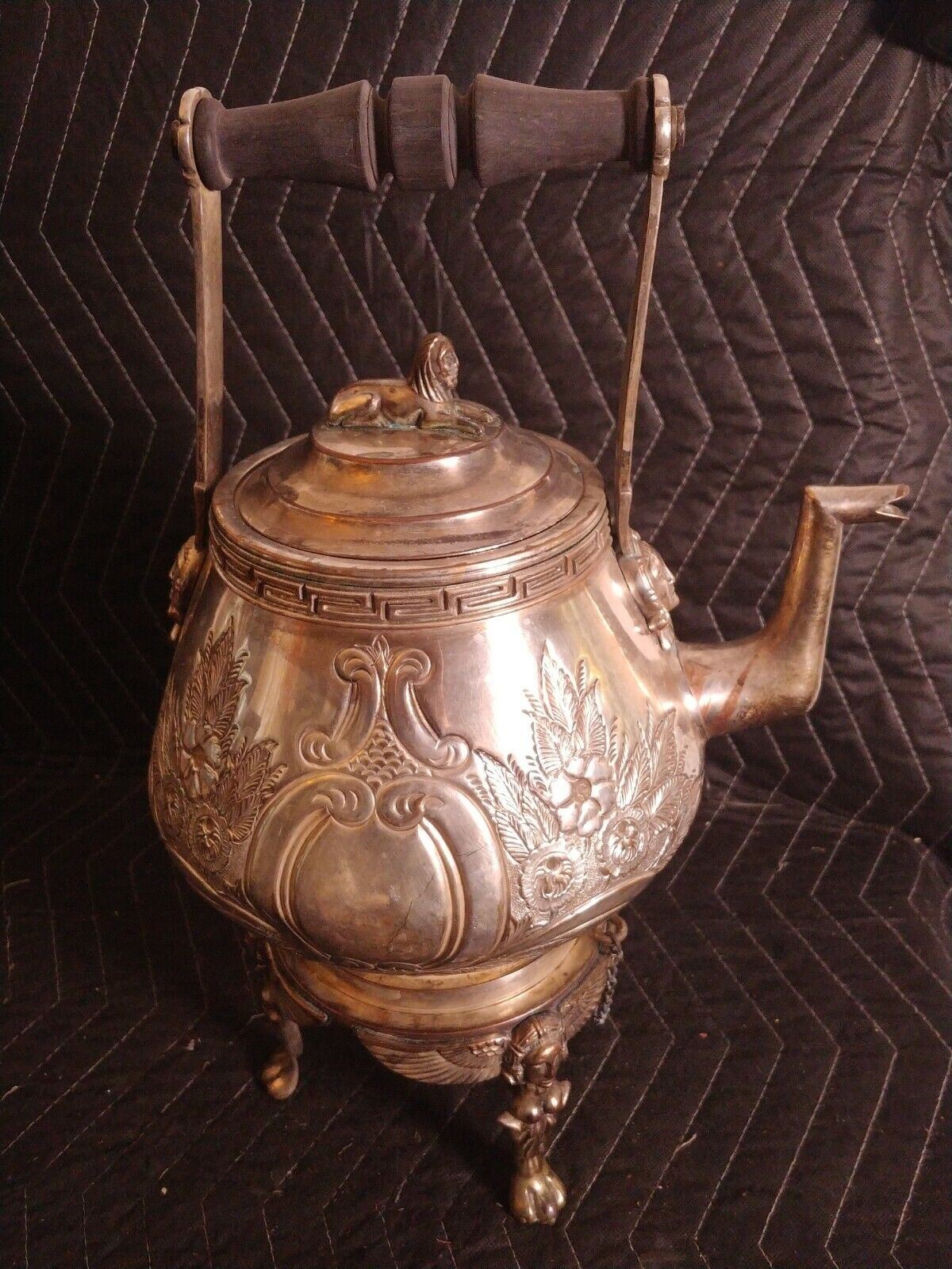 Deane & Co London Bridge Victorian Antique Kettle with Stand - Circa 1850