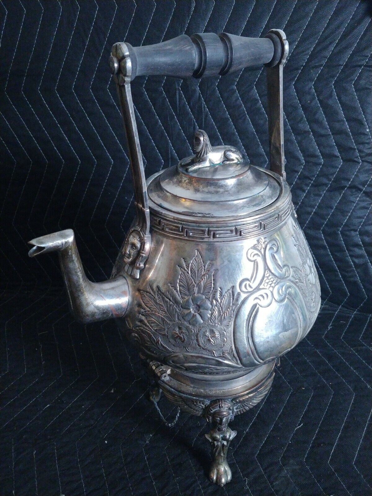 Deane & Co London Bridge Victorian Antique Kettle with Stand - Circa 1850