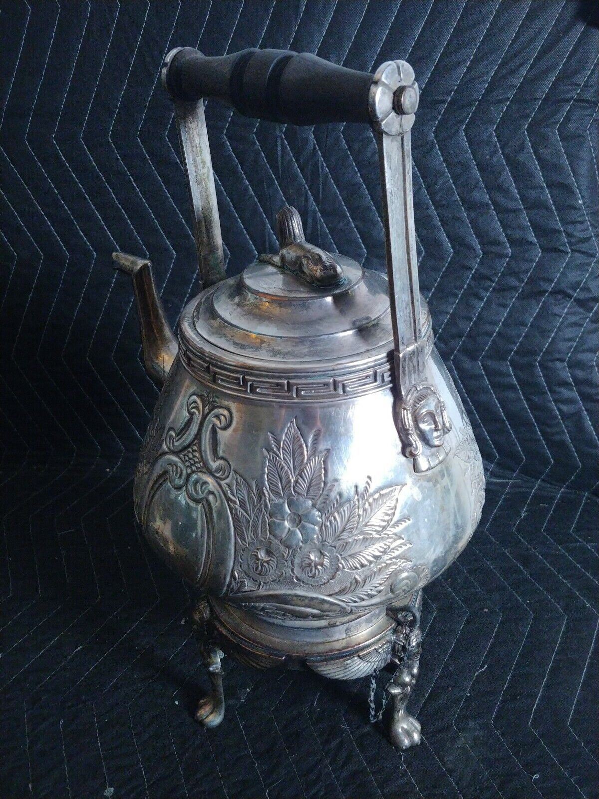 Deane & Co London Bridge Victorian Antique Kettle with Stand - Circa 1850