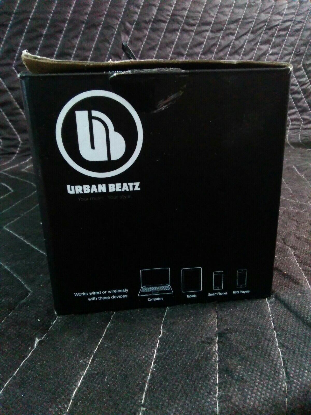 Urban Beatz SOUNDWAVE Portable Wireless Bluetooth Speaker w/Rechargeable Battery