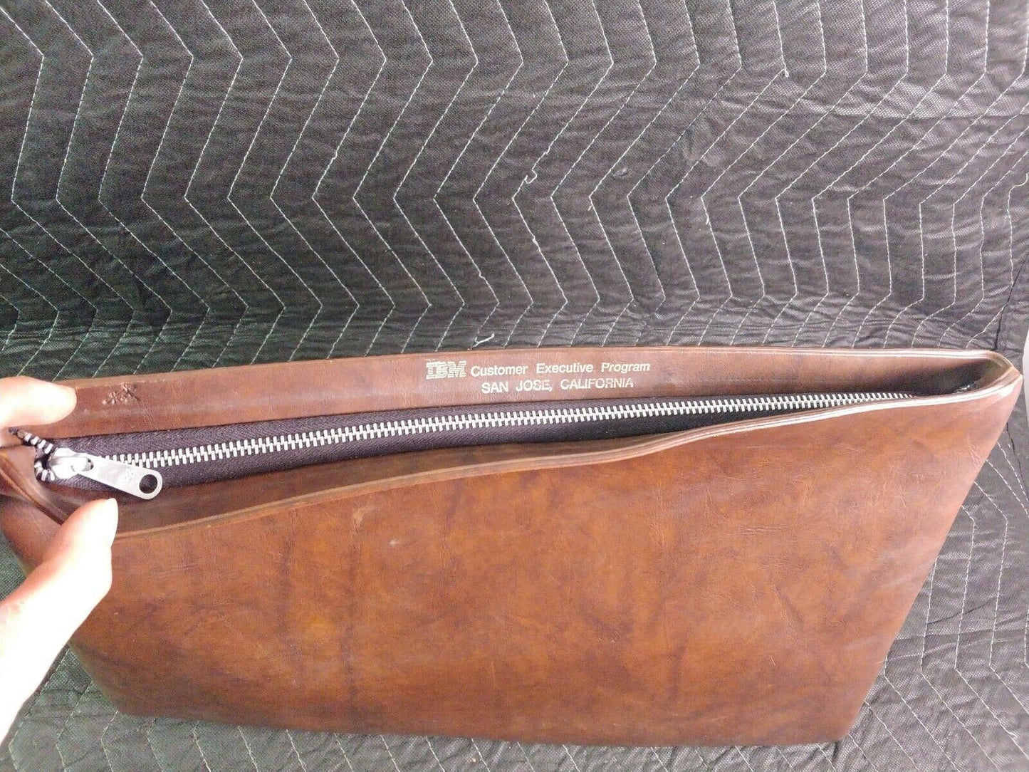 IBM Vintage Leather Sleeve