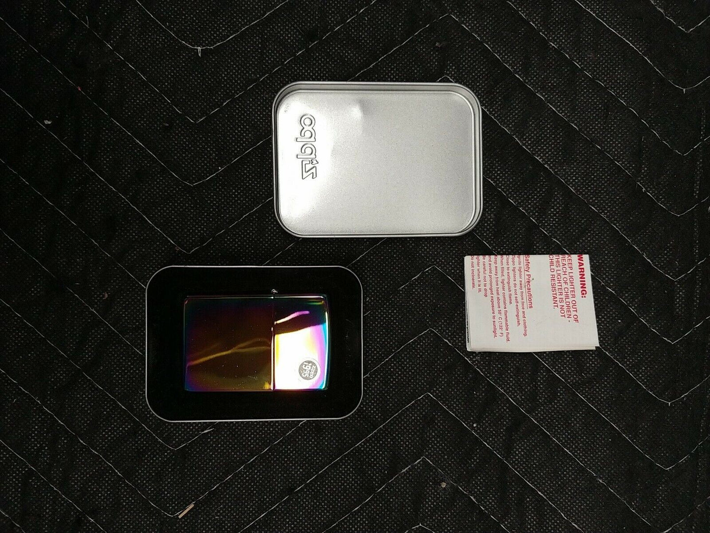 Zippo Lighter Butane Iridescent