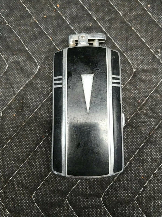 1930 Ronson Sportcase Antique Pocket Lighter And Cigarette Case - Art Deco