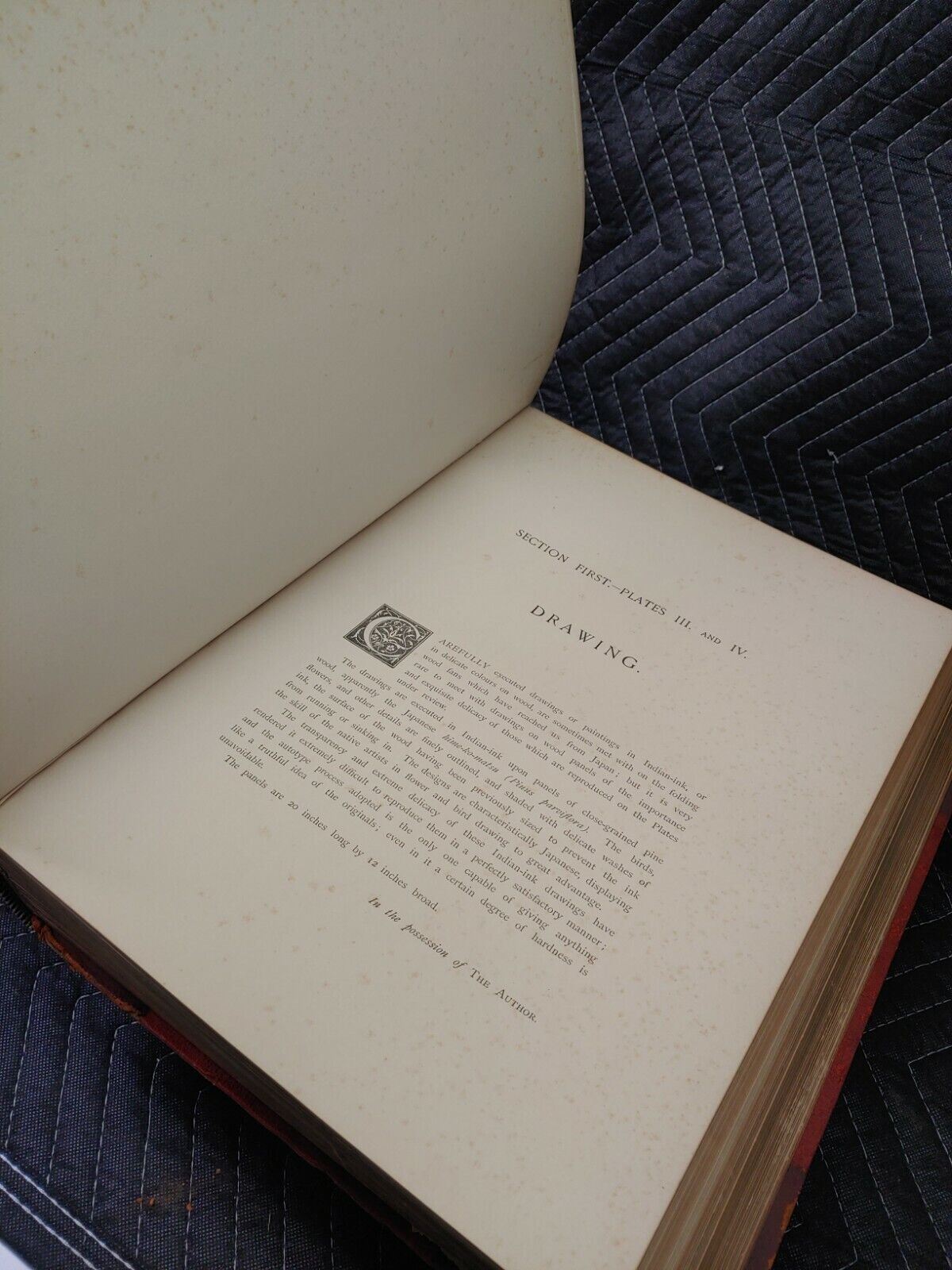 1882 The Ornamental Arts of Japan George Ashdown Audsley Vol 1 and Vol 2 Leather