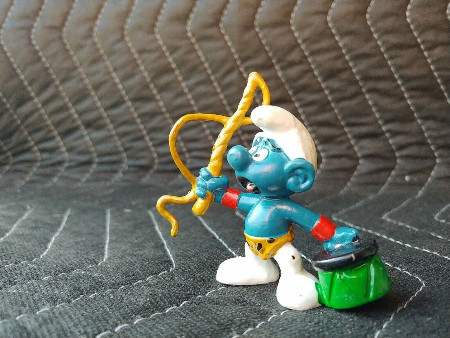 1979 The Lion Tamer Smurf Peyo Schleich Made In Hong Kong