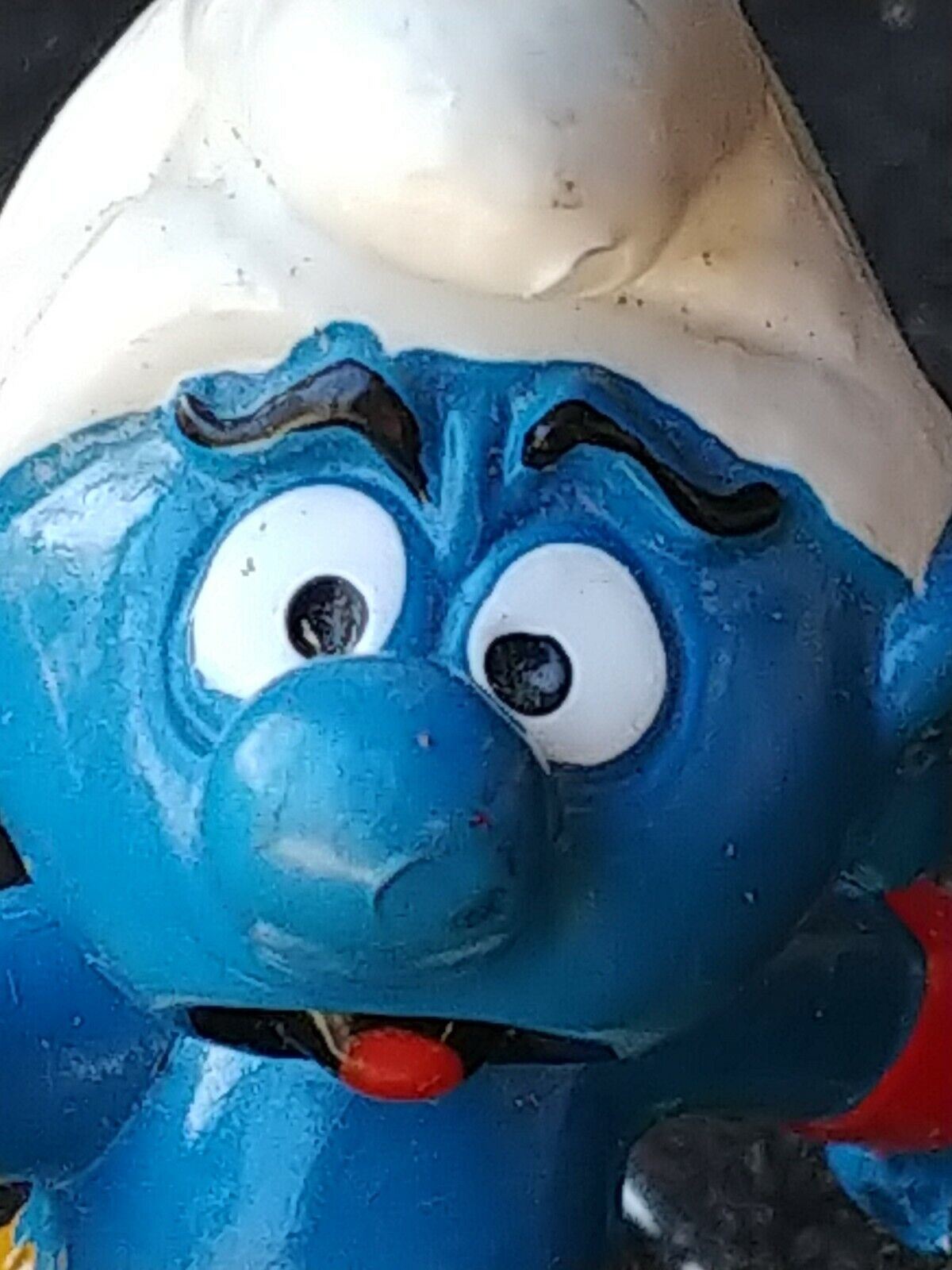 1979 The Lion Tamer Smurf Peyo Schleich Made In Hong Kong