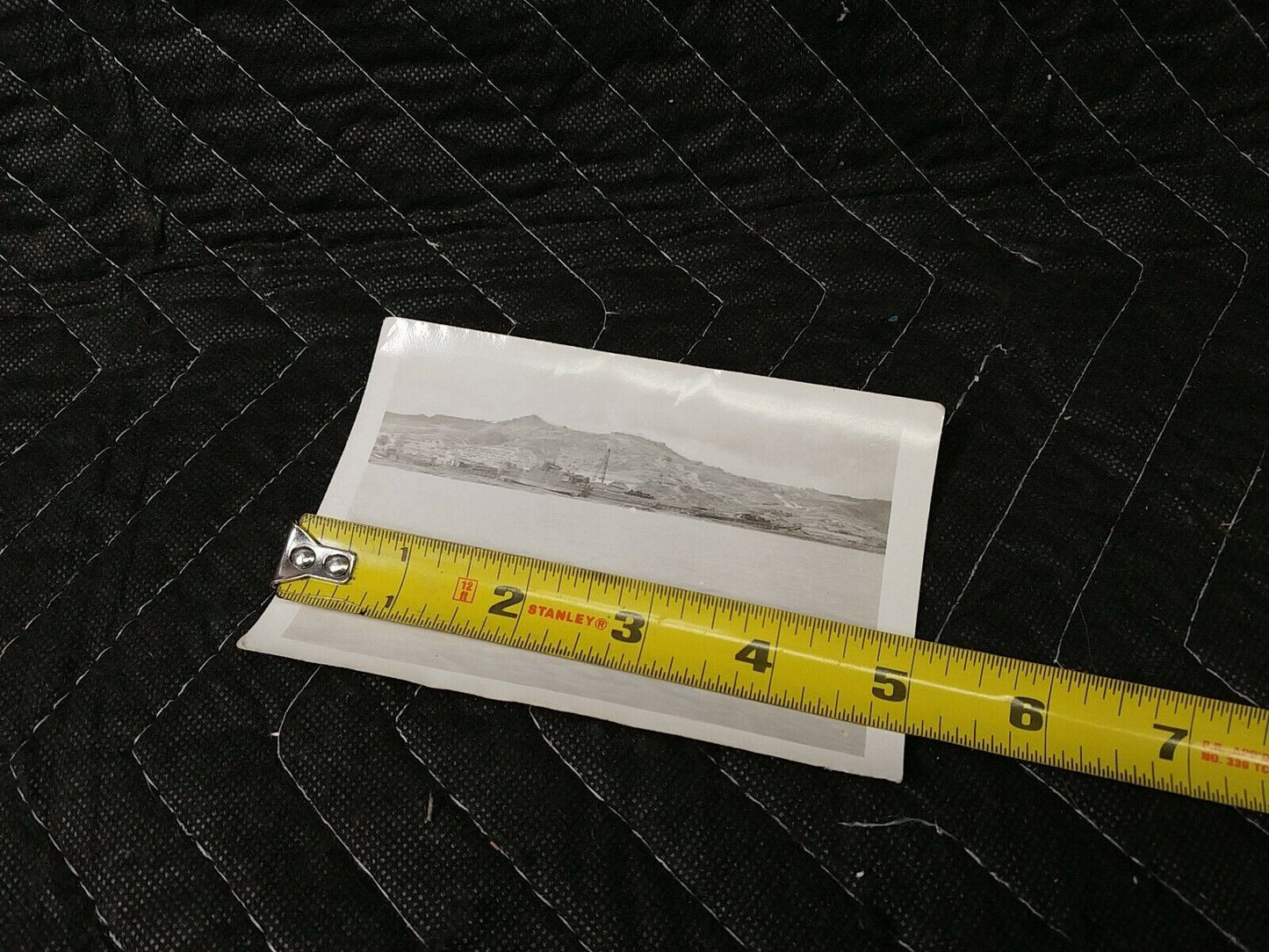 Vintage photo 10/1945 military ships after Typhoon, Buckner bay Okinawa Japan