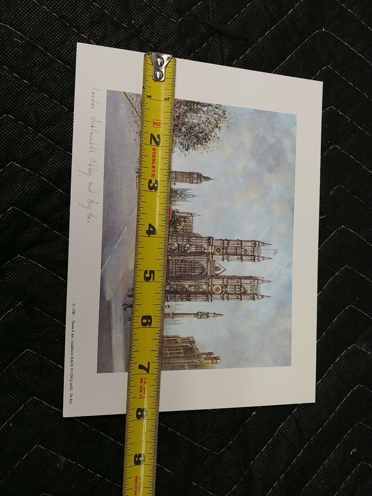 Westminster Abbey Big Ben & Coca-Cola Piccadilly Circus Lithograph 1981 - H Moss