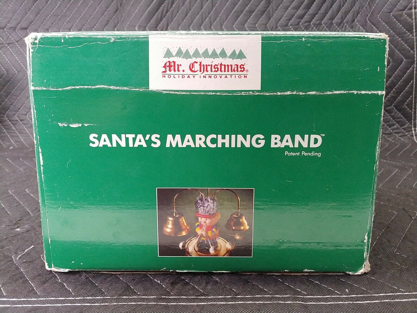 1991 Mr. Christmas Santas Marching Band Musical Holiday Display Lighted Bears