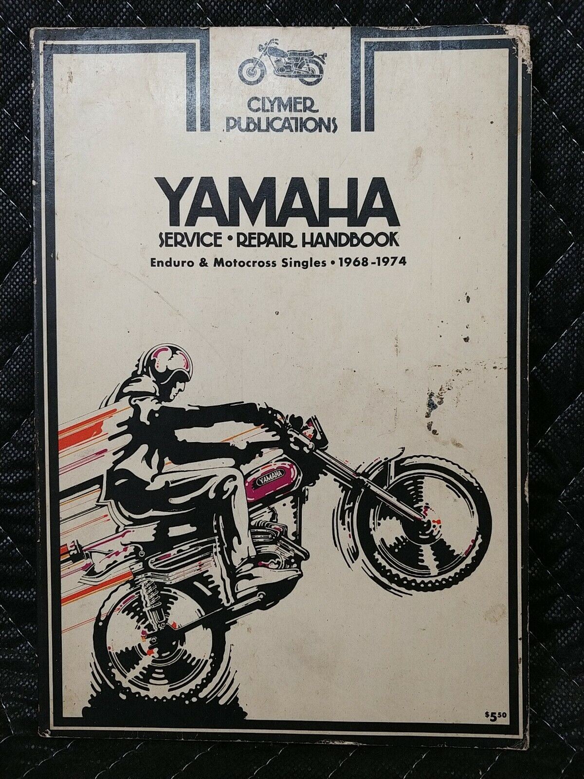 CLYMER YAMAHA 1968-1974 SERVICE REPAIR HANDBOOK FOR ENDURO & MOTOCROSS SINGLES