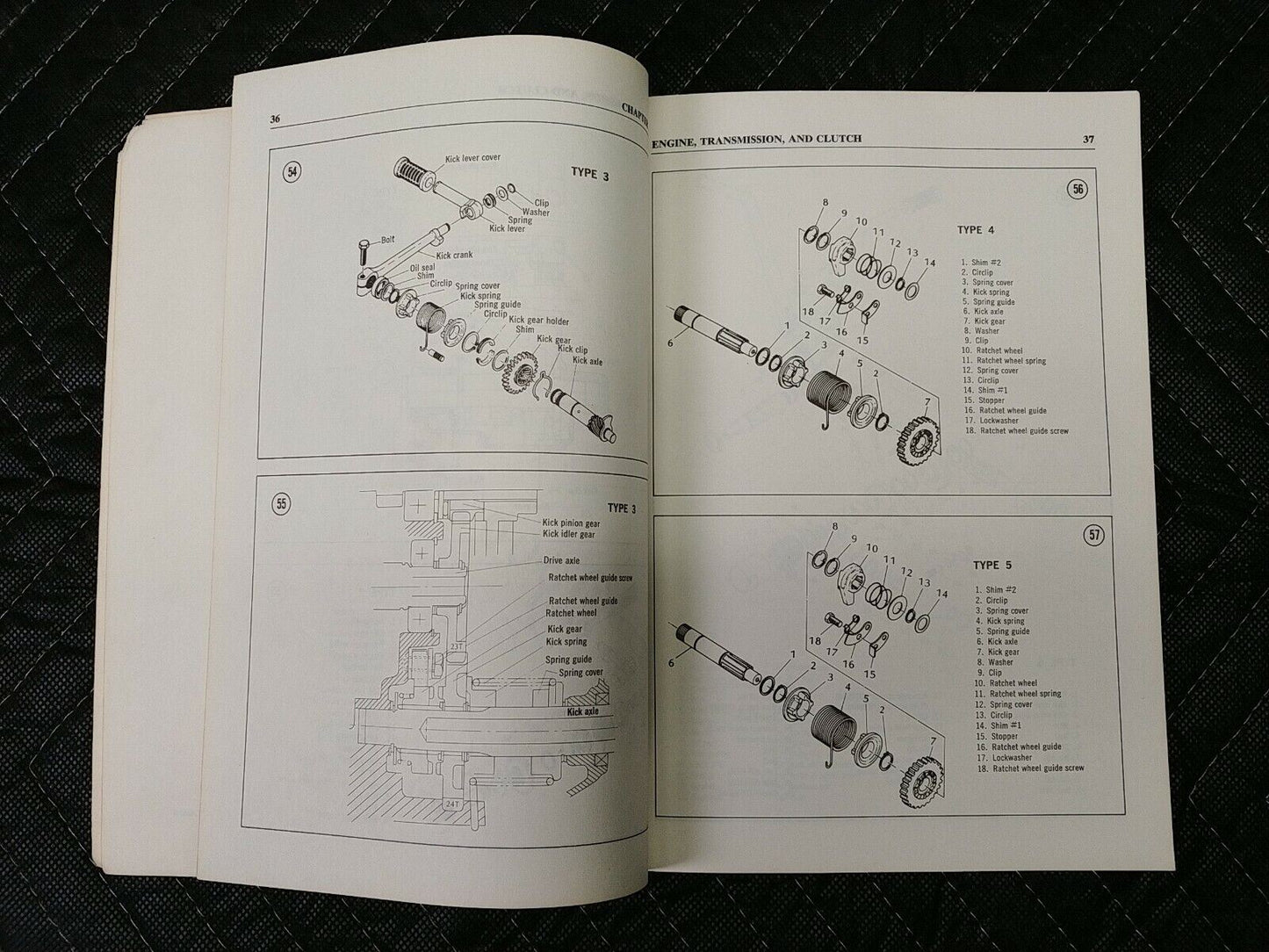 CLYMER YAMAHA 1968-1974 SERVICE REPAIR HANDBOOK FOR ENDURO & MOTOCROSS SINGLES