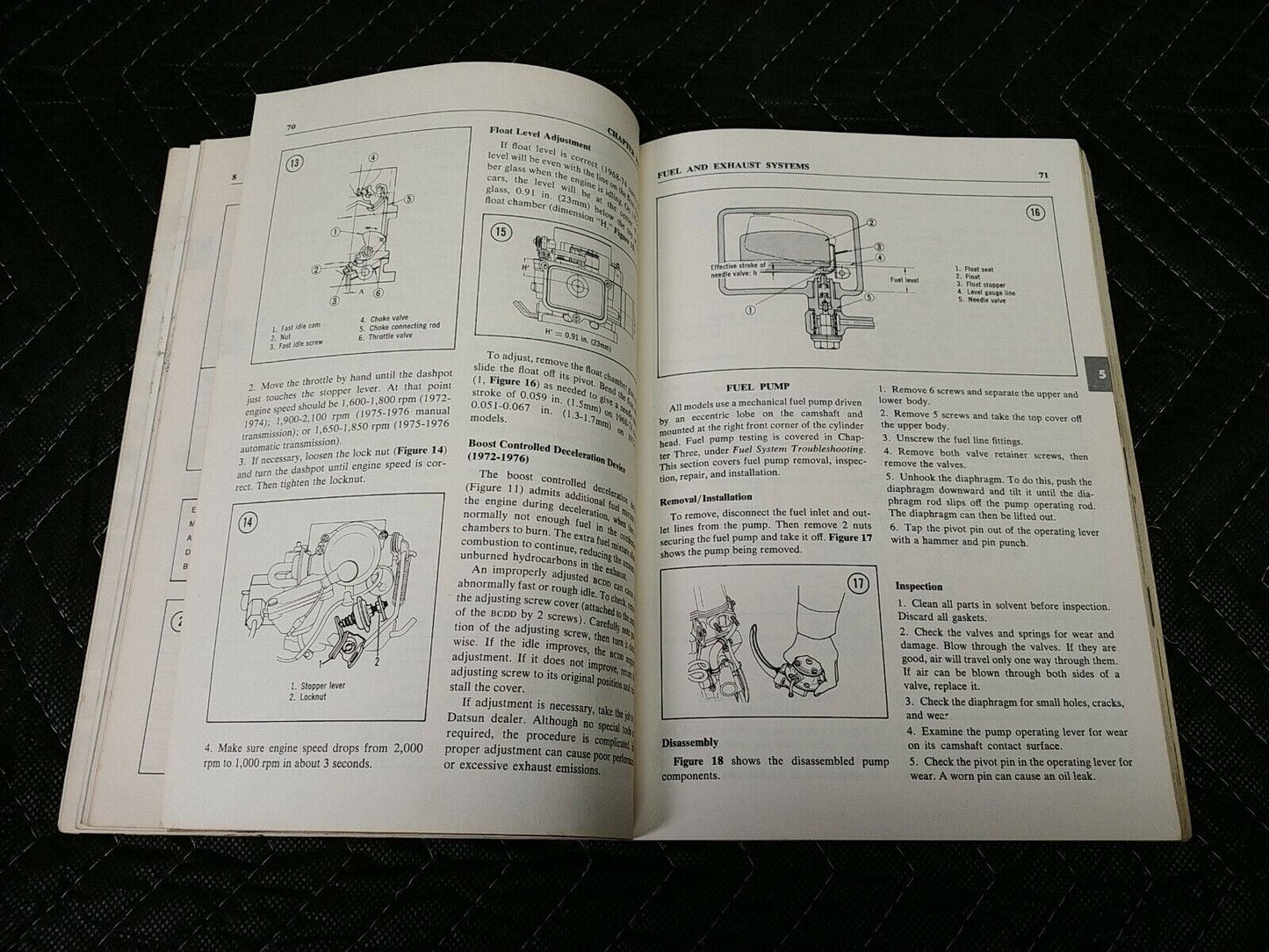 CLYMER #A149 DATSUN 510, 610, 710 1968-77 Shop Manual (Paperback) Nissan