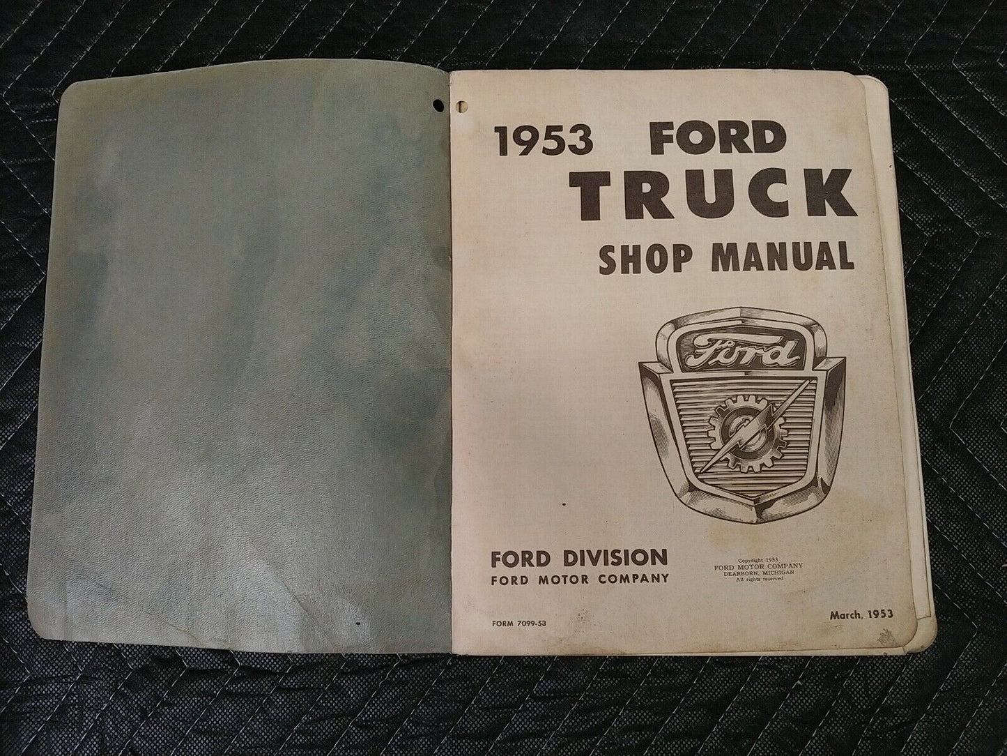 1953 Ford Pickup and Truck Repair Shop Manual