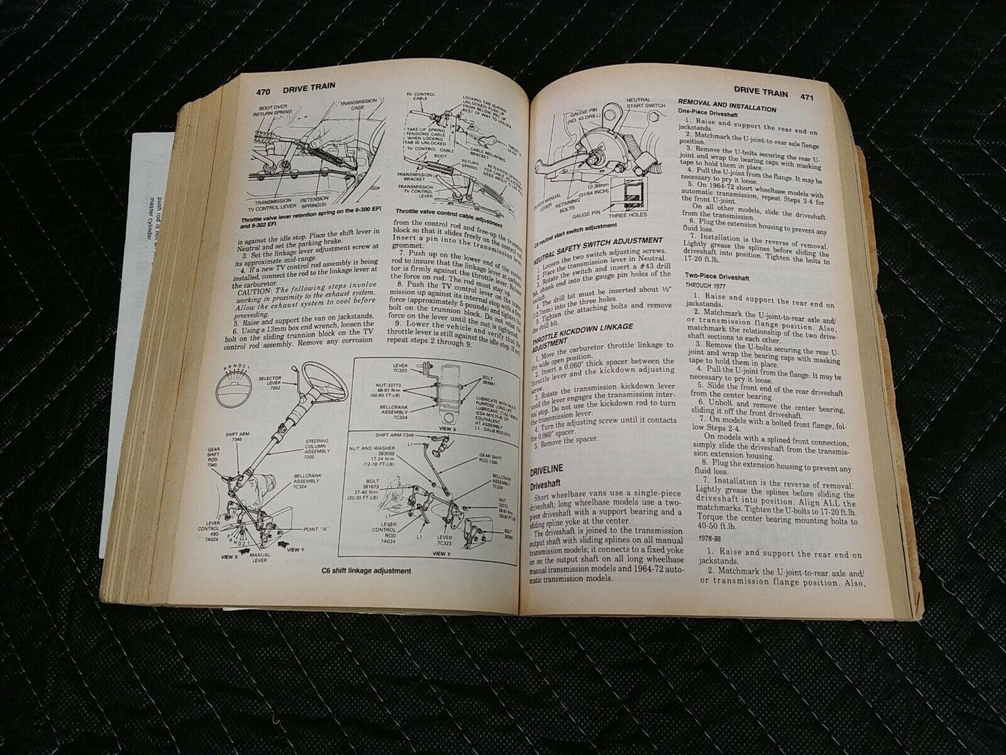 Chilton's #6849 Ford Vans 1961 To 1988 Repair & Tune Up Guide Repair Manual