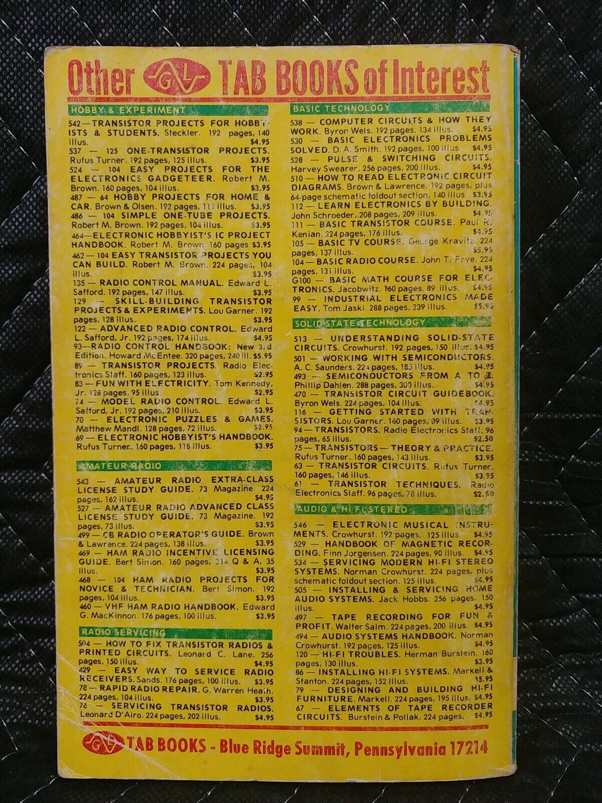 1972 Vintage Kwik-Fix TV Service Manual by Forest H. Belt First Edition