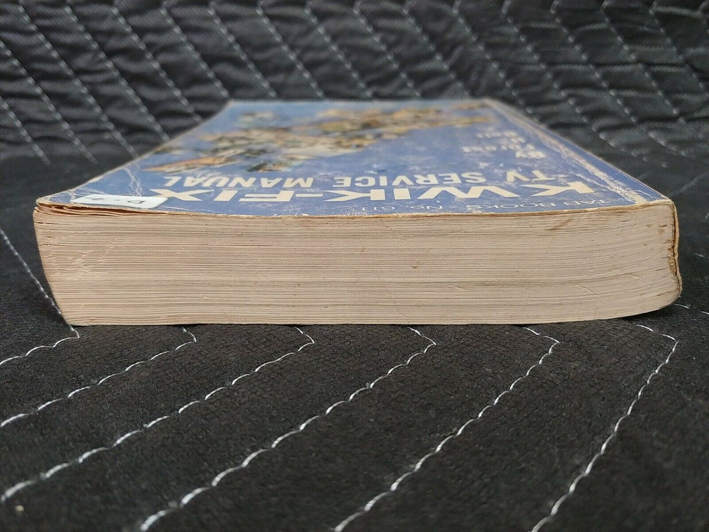 1972 Vintage Kwik-Fix TV Service Manual by Forest H. Belt First Edition