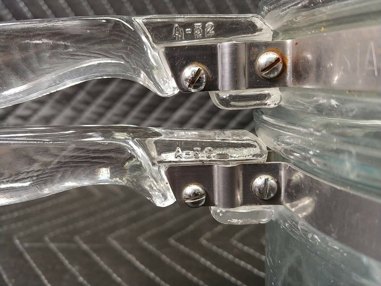 PYREX FLAMEWARE GLASS DOUBLE BOILER + INSERT & LID 6283 - USA 6283 1 1/2 Qt