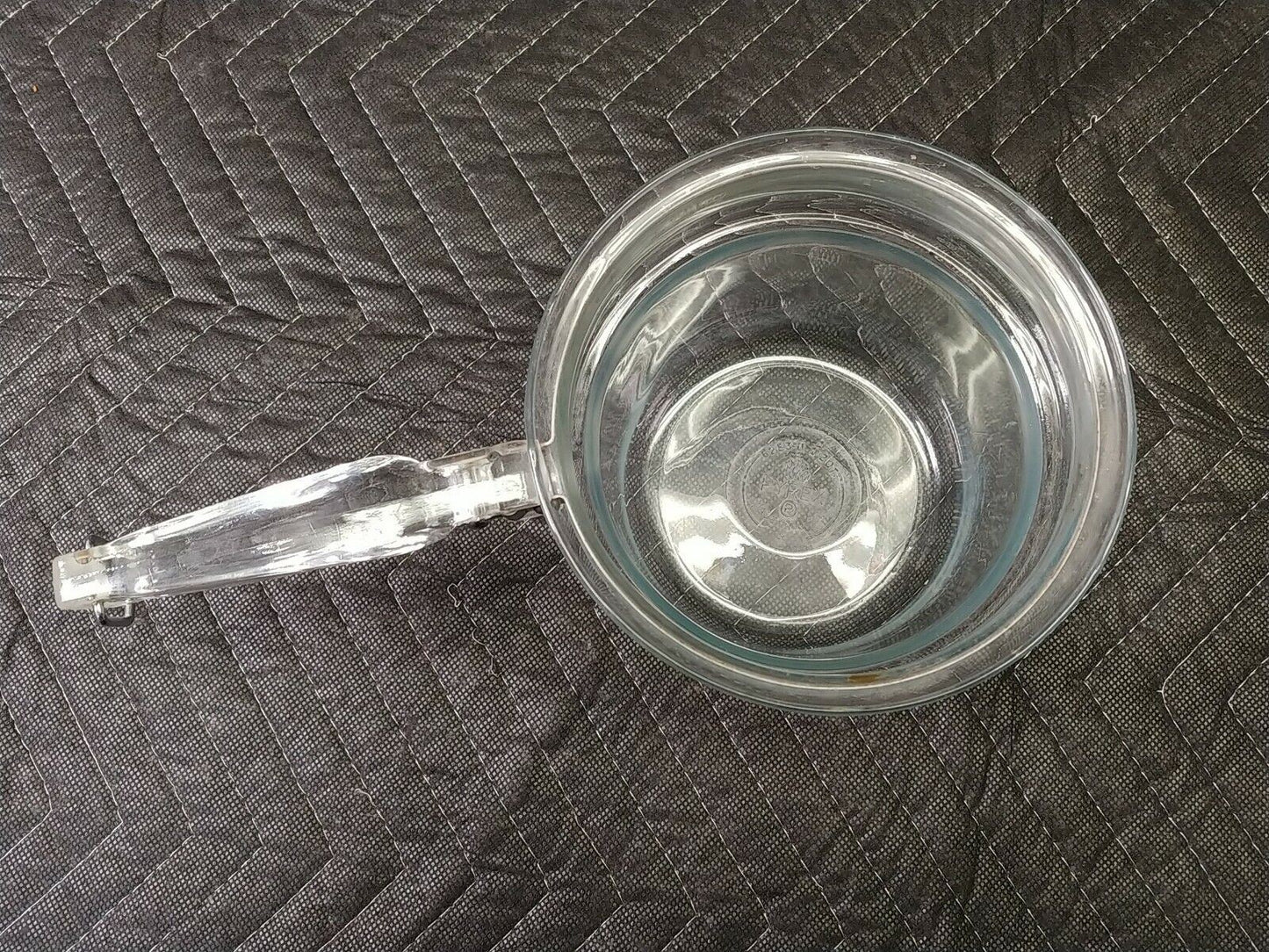 PYREX FLAMEWARE GLASS DOUBLE BOILER + INSERT & LID 6283 - USA 6283 1 1/2 Qt