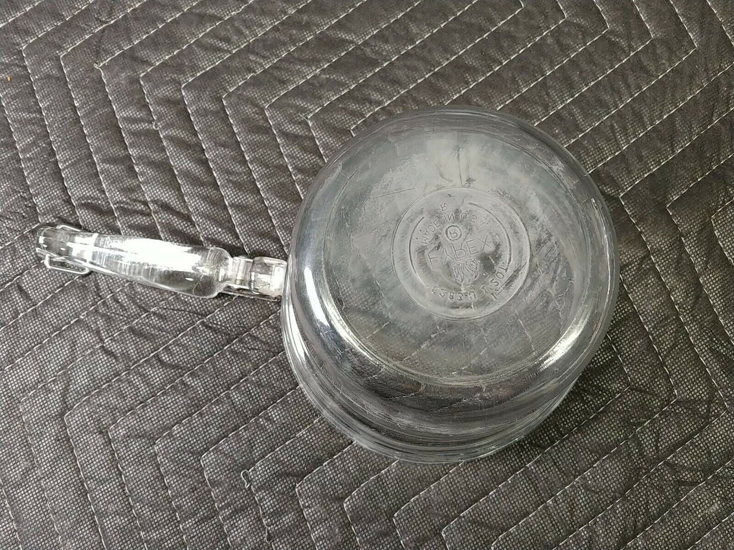 PYREX FLAMEWARE GLASS DOUBLE BOILER + INSERT & LID 6283 - USA 6283 1 1/2 Qt