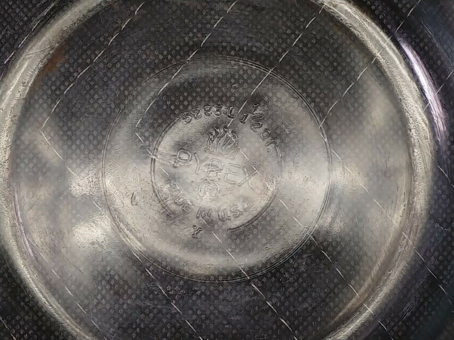 PYREX FLAMEWARE GLASS DOUBLE BOILER + INSERT & LID 6283 - USA 6283 1 1/2 Qt