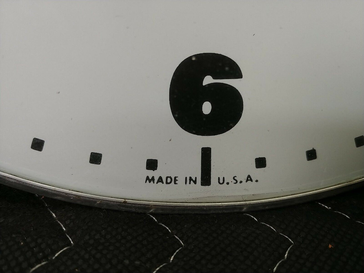 Vintage Citrus Feed Co. Inc. 12" Clock - Made in USA - For restoration