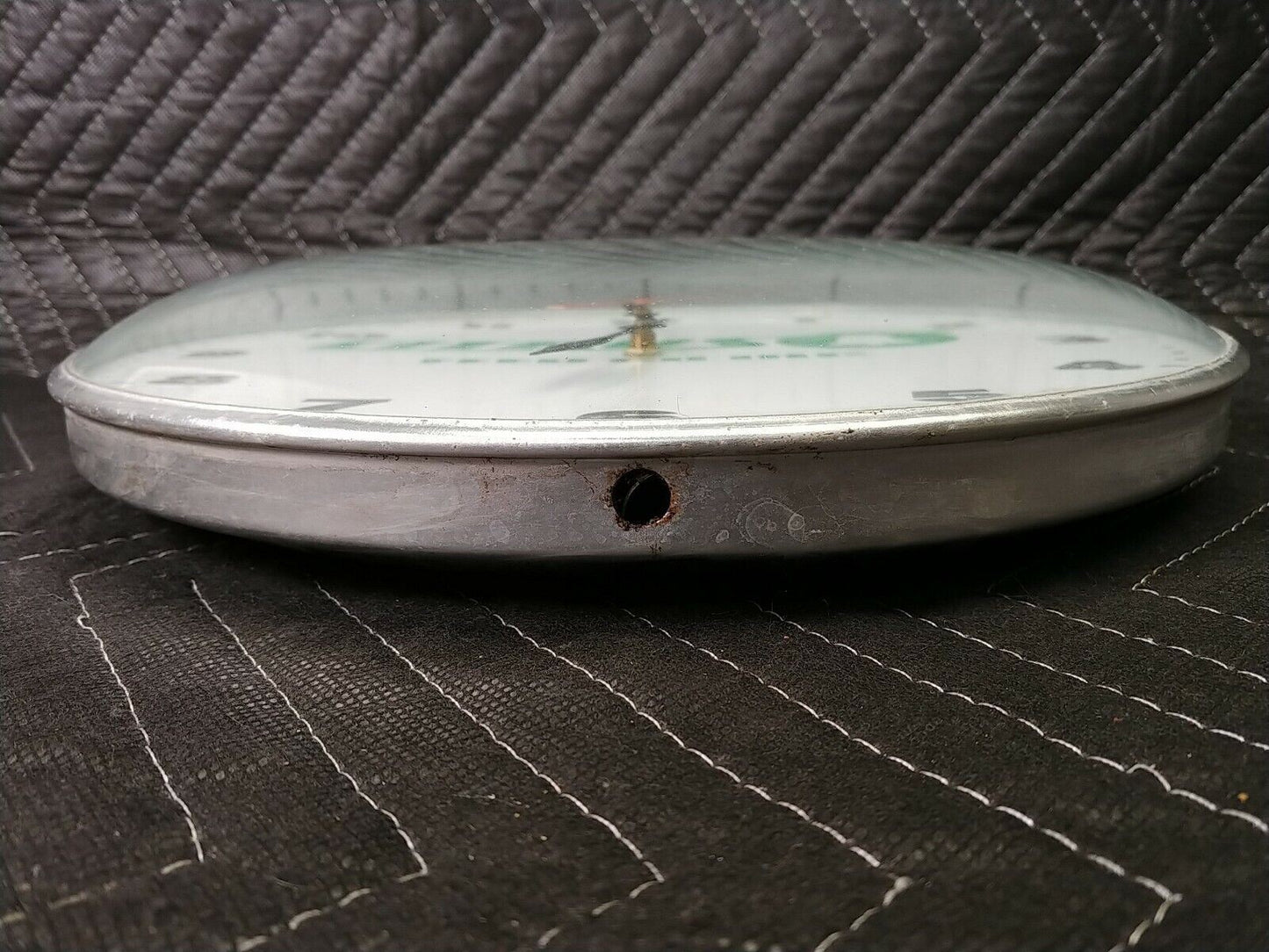 Vintage Citrus Feed Co. Inc. 12" Clock - Made in USA - For restoration