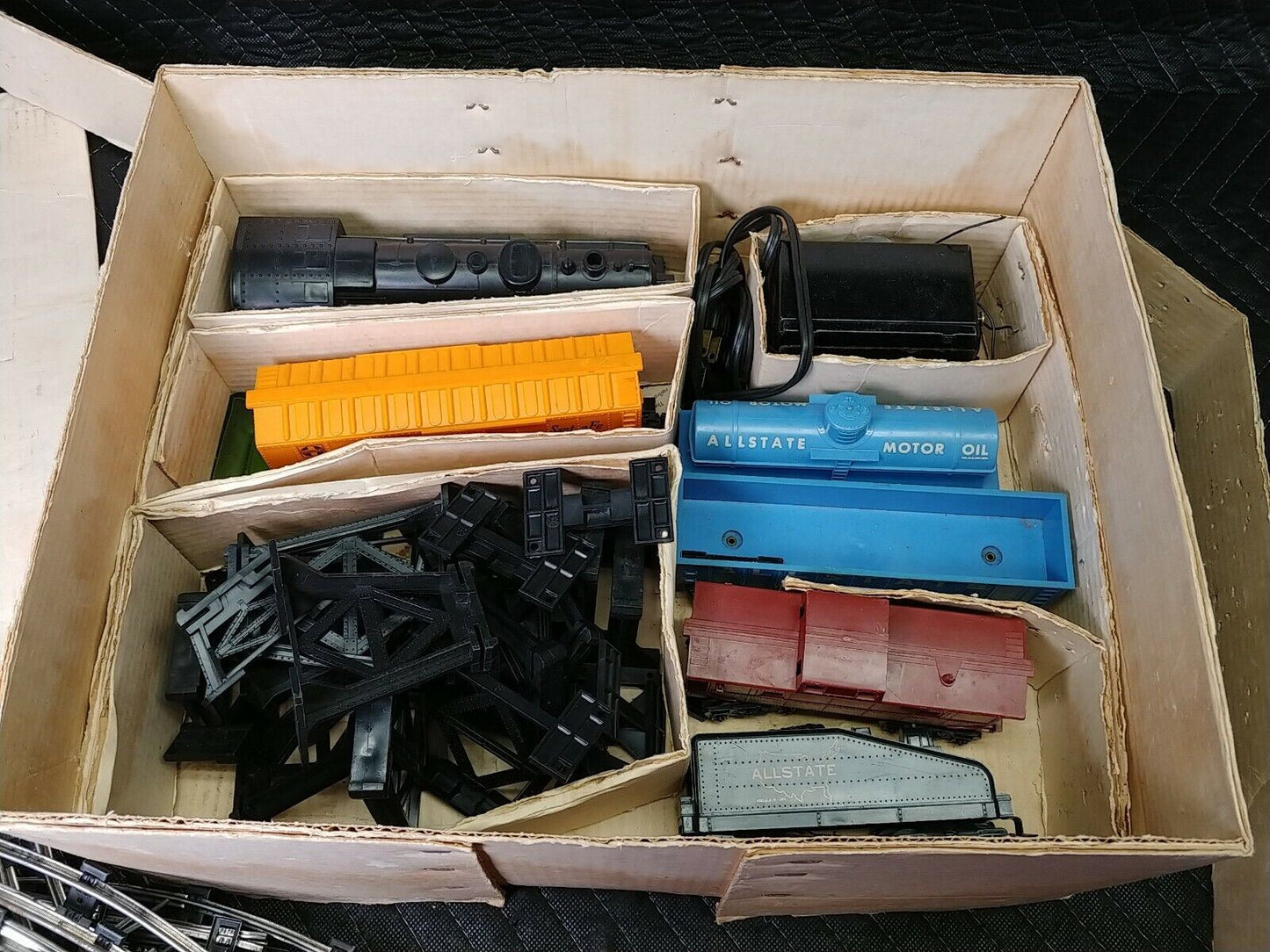 VINTAGE MARX 9615 SEARS ALLSTATE ELECTRIC TRAIN SET O SCALE