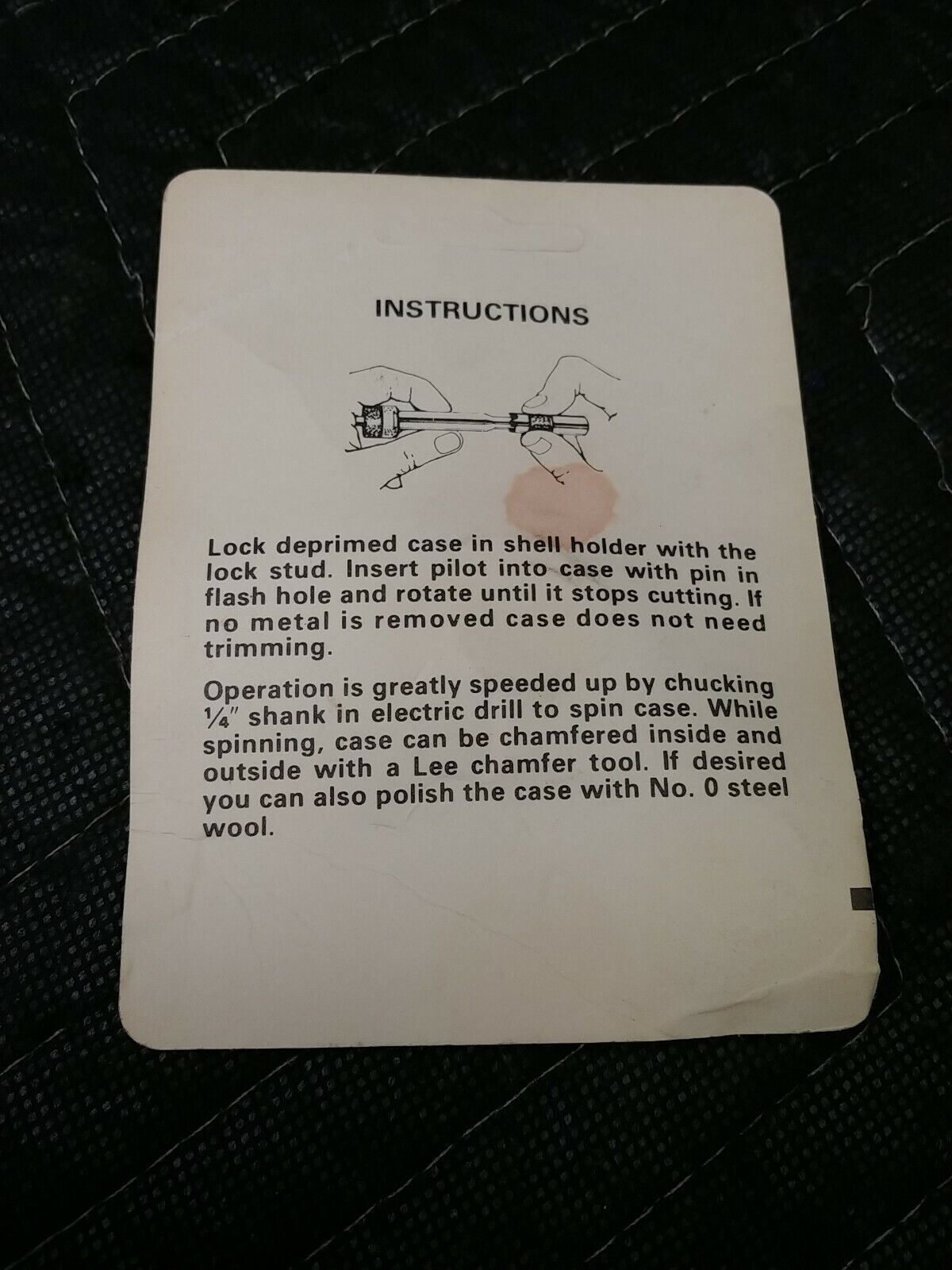 Lee Case Length Gauge & Shell Holder- 7.62x39 Russ