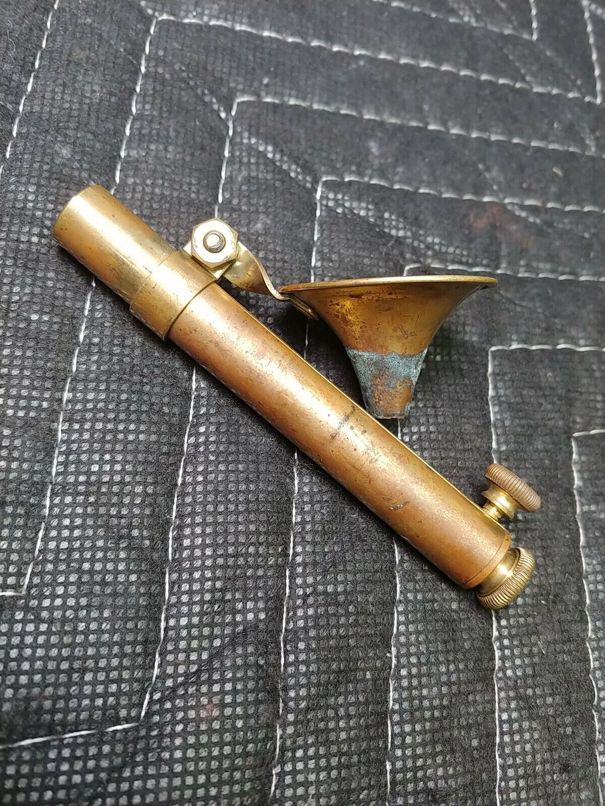 Vintage 120grain Brass Powder Measure & Vintage Universal Pattern Capper