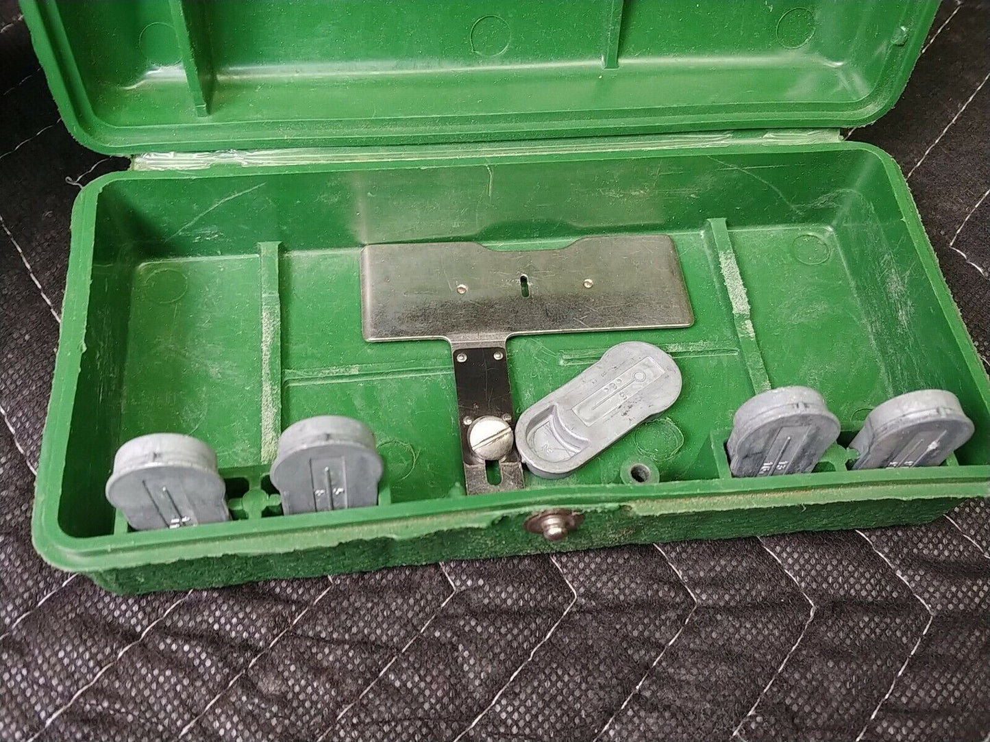 SINGER 160506 Buttonholer Templates AND Cover Plate Vintage 1948 W/Manual