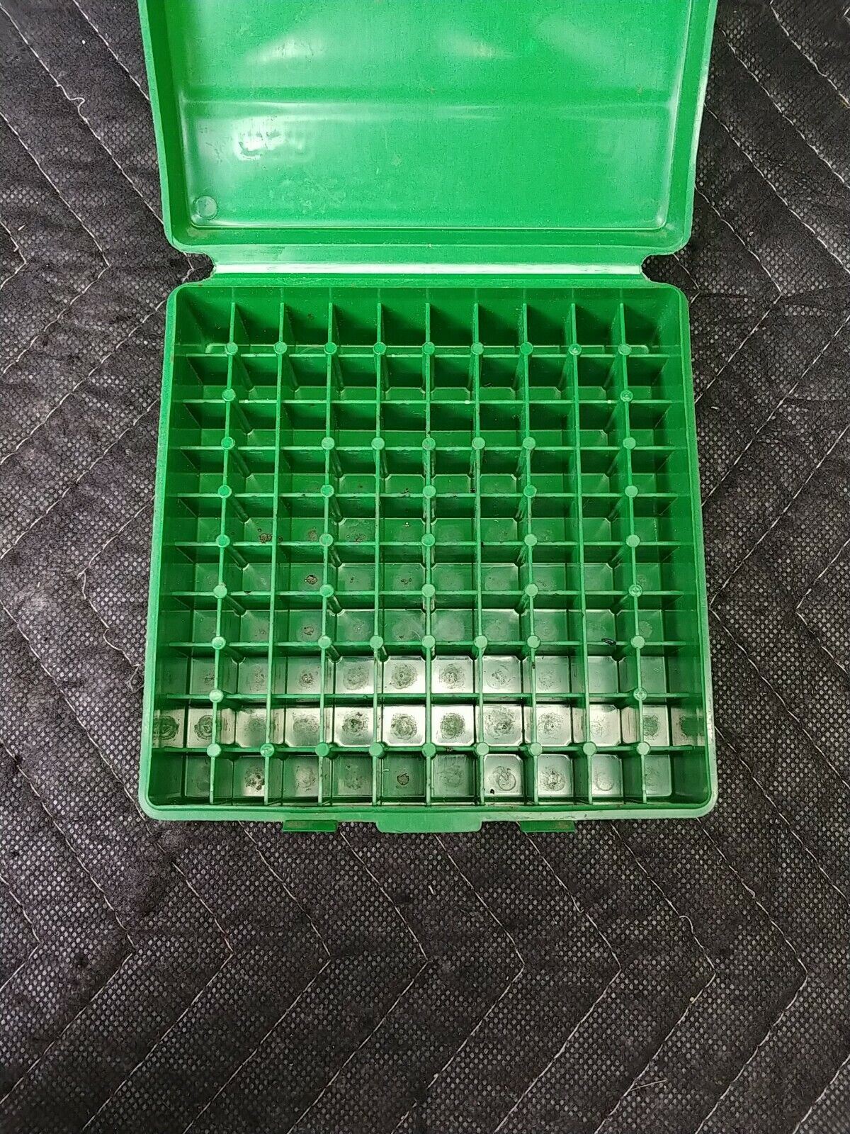 MTM 100 Round Flip Top Ammo Box Storage Case Handgun 45-44 Magnum Green