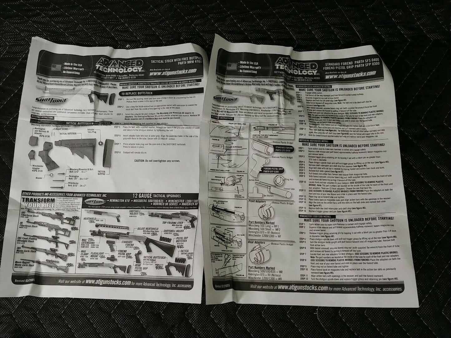 Advanced Technology Strikeforce Shotgun Forend