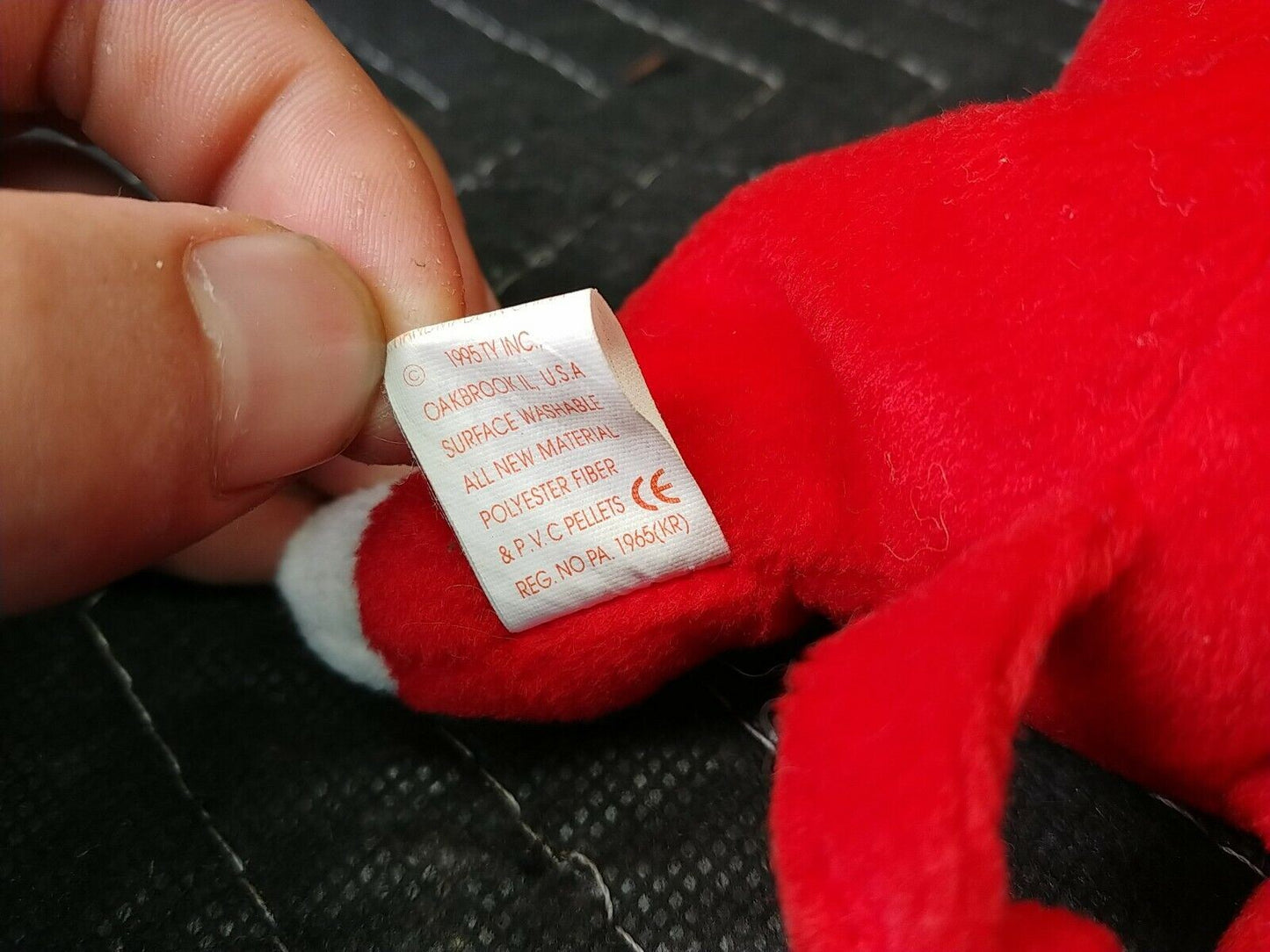 1995 Retired Snort the Bull Beanie Baby