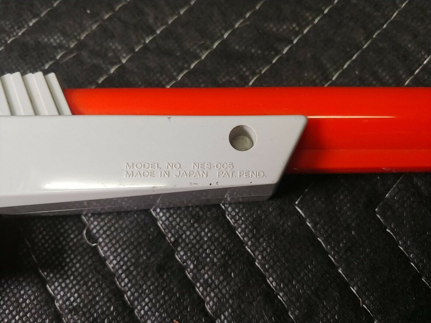 Official Orange Nintendo NES-005 Zapper Light Gun Controller