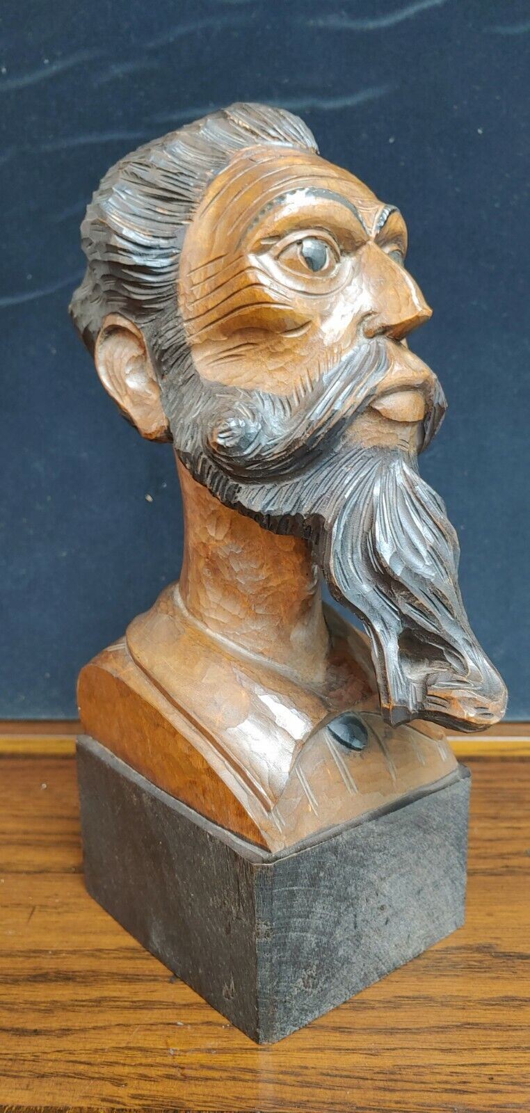 Vintage Carved Wood Bookends Don Quixote & Sancho Panza Ouro Made In Spain NICE