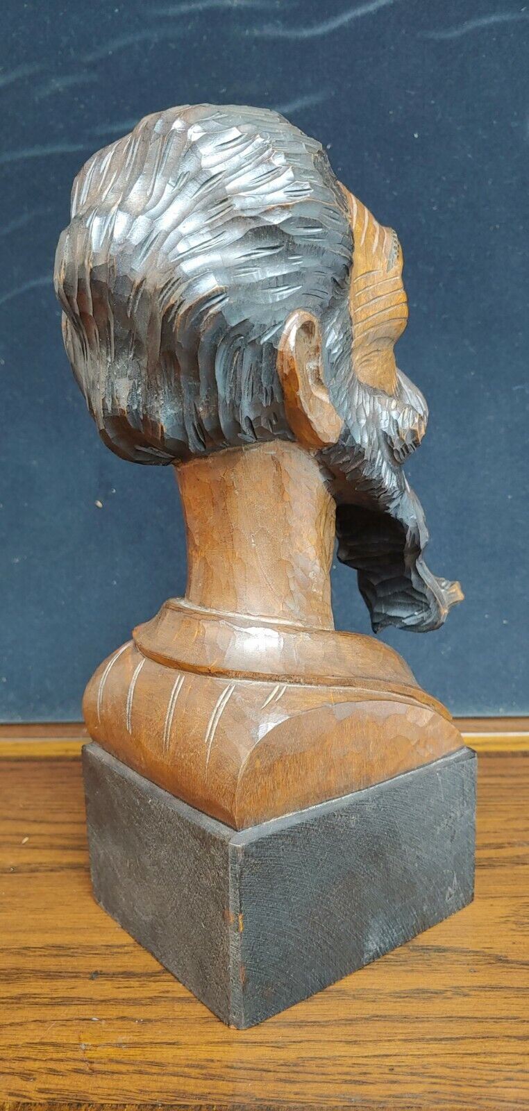 Vintage Carved Wood Bookends Don Quixote & Sancho Panza Ouro Made In Spain NICE