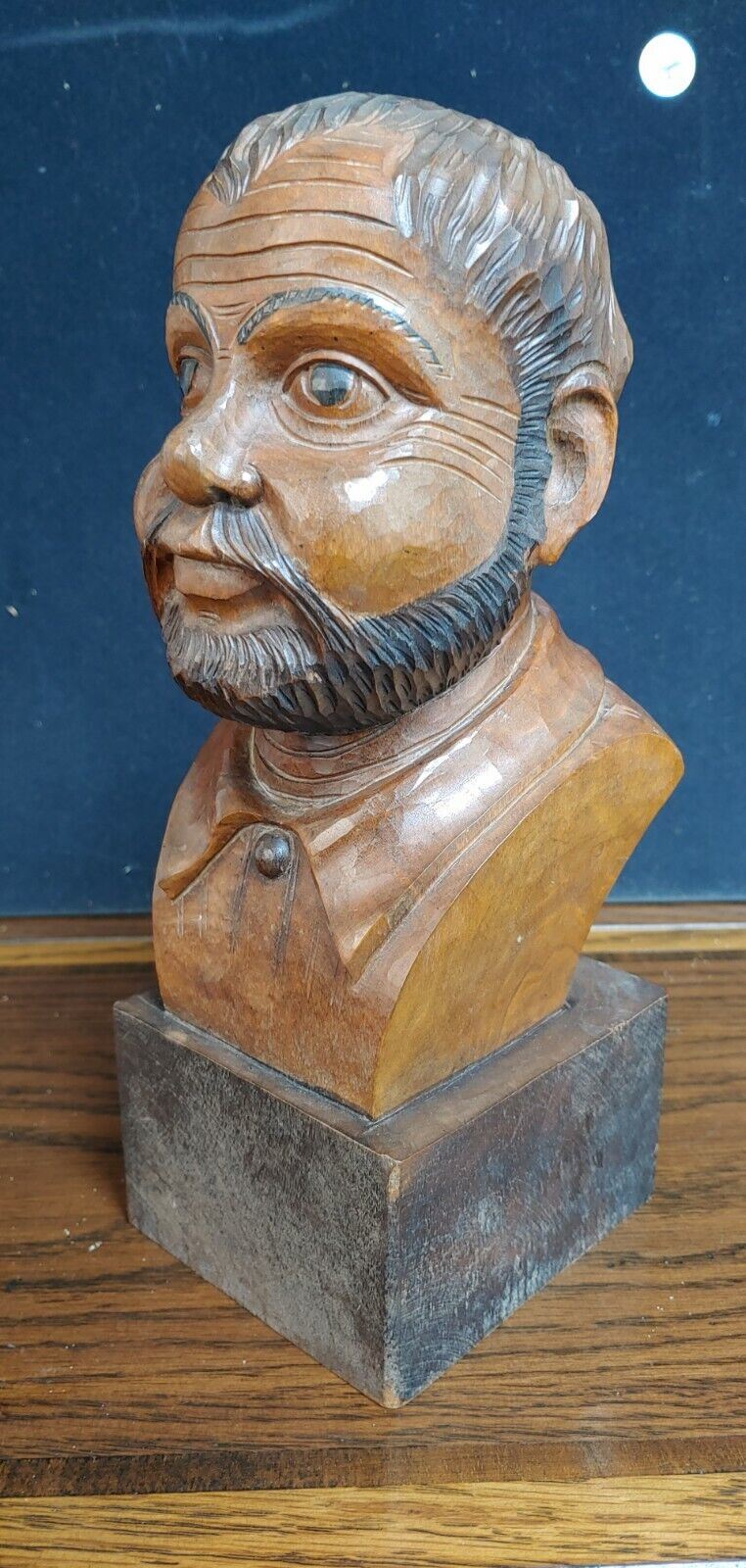 Vintage Carved Wood Bookends Don Quixote & Sancho Panza Ouro Made In Spain NICE