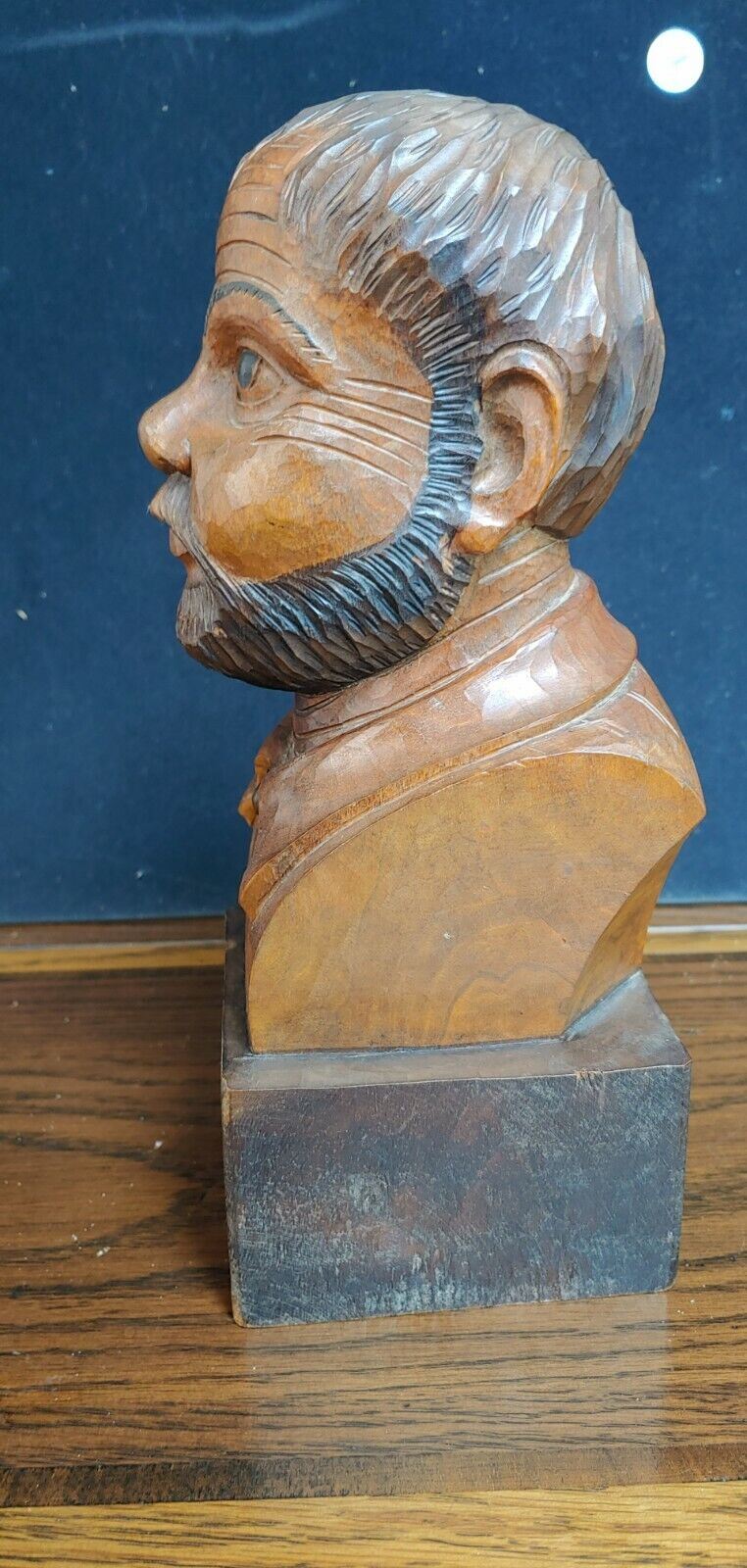 Vintage Carved Wood Bookends Don Quixote & Sancho Panza Ouro Made In Spain NICE