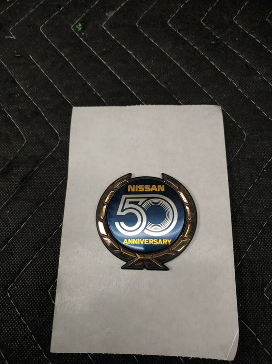 RARE DATSUN NISSAN 50th ANNIVERSARY Grille Emblem Badge Genuine 300zx Z31 #1