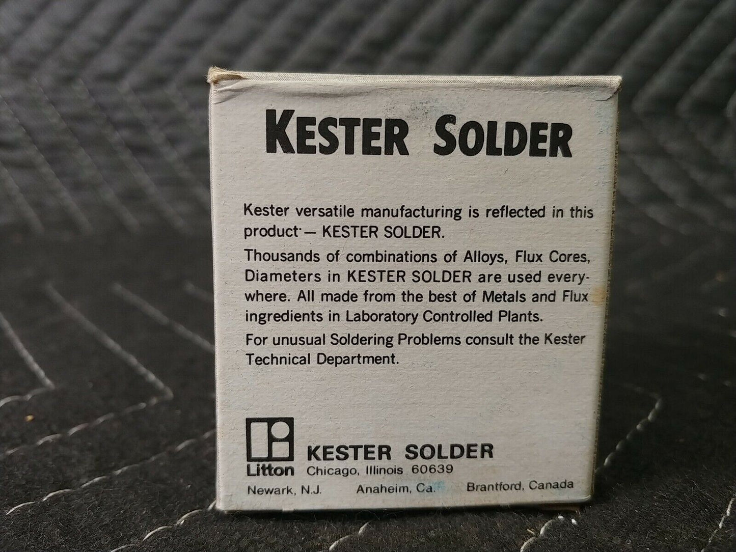 Kester 282 Resin Core Solder Alloy Sn63 .015 Diameter Core #66 QQS-571 W-RMA-P3